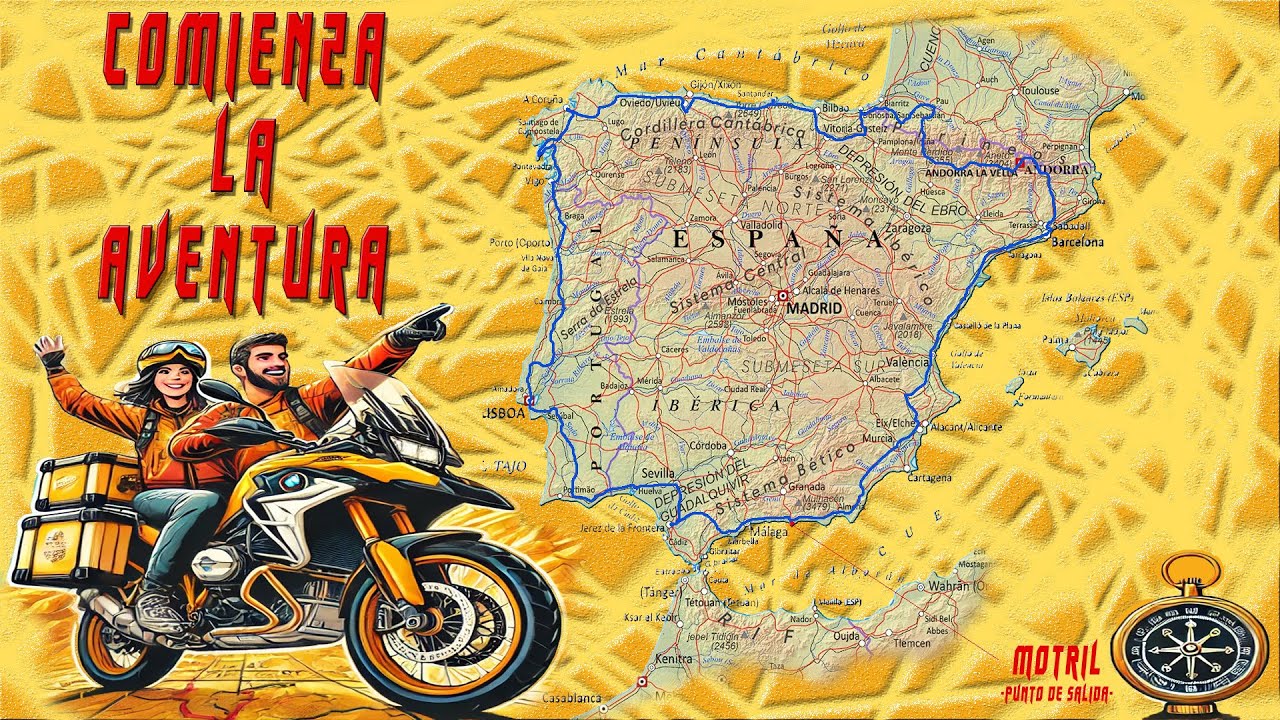 Comienza la AVENTURA! | Península Ibérica | En Moto 🏍 CAP #1
