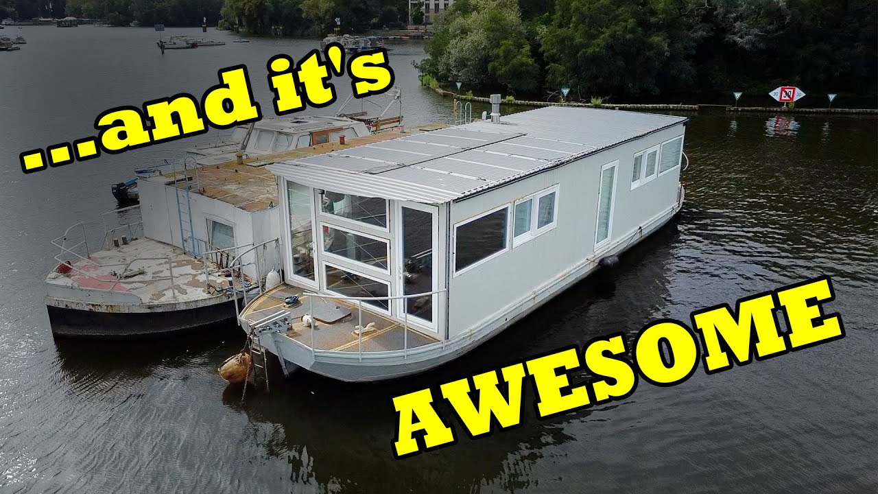 My DIY Barge Boat Liveaboard is almost Finished...