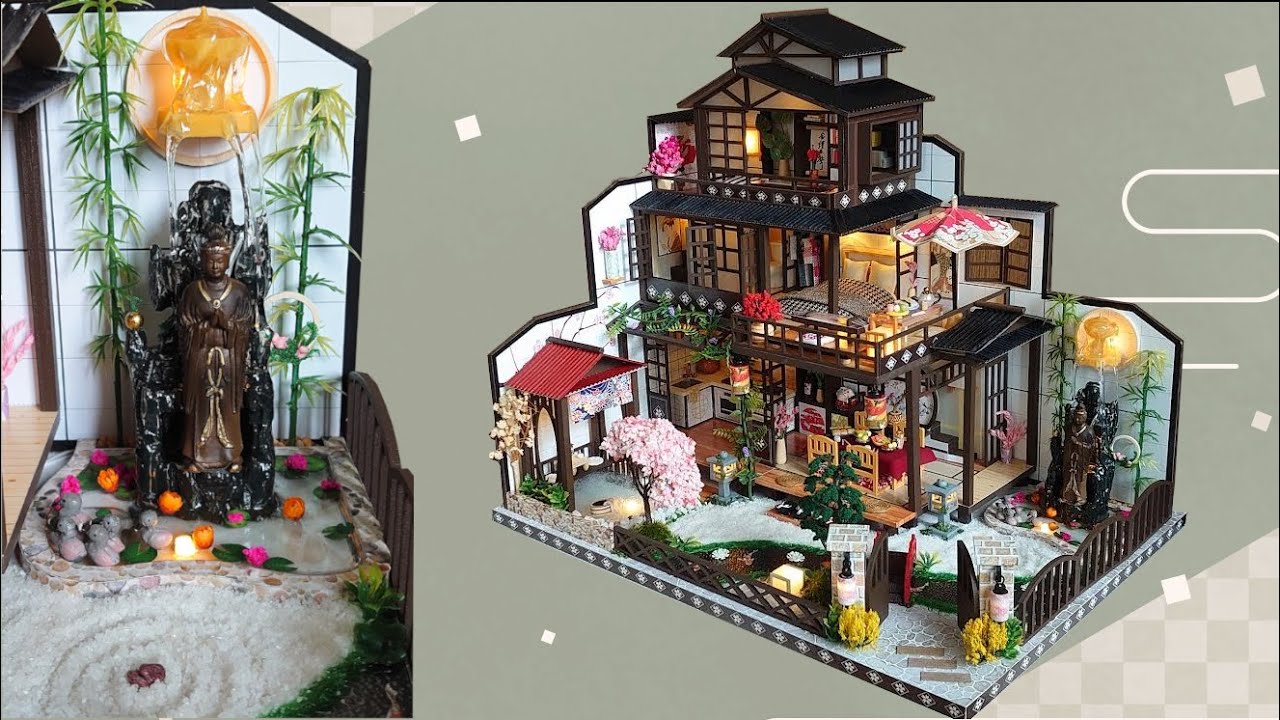 DIY Miniature  Dollhouse kit「The Ancient Capital under moonlight」ドールハウスキット「古都望月　L2021」