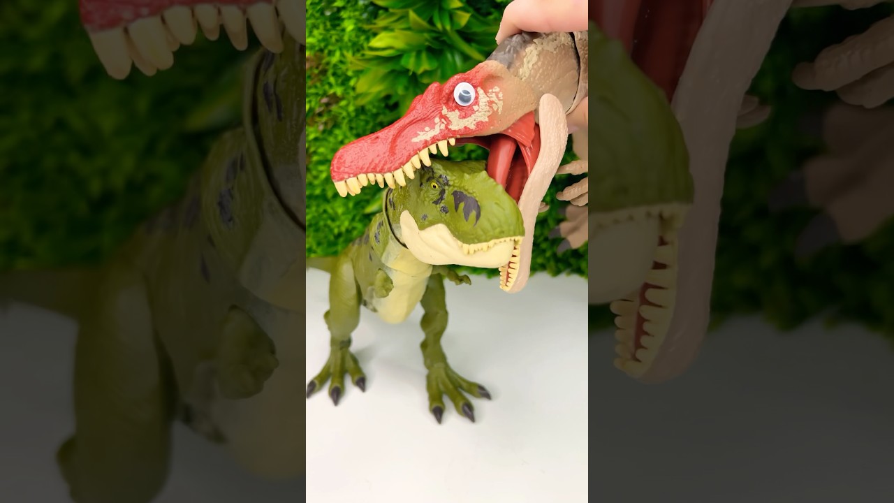 Scary Dinosaur Bites T Rex | Dinosaur Toys