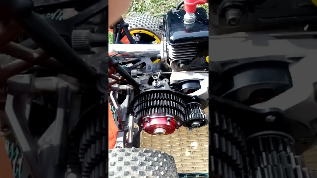 Rovan Baja speed run 66kph. Gtb racing 3 speed