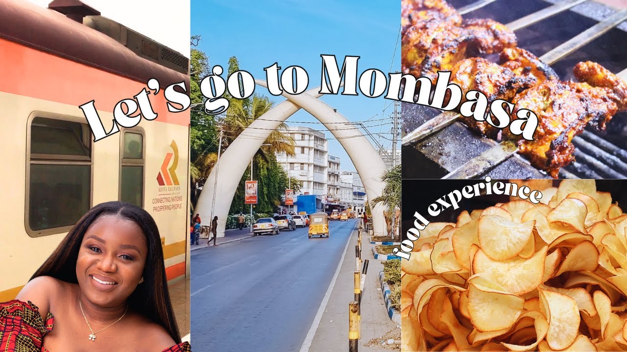 VLOG: TRAVEL TO MOMBASA WITH US | SAFARI TRAIN -SGR | STREET FOOD EXPERIENCE || MOMBASA LIVING 13