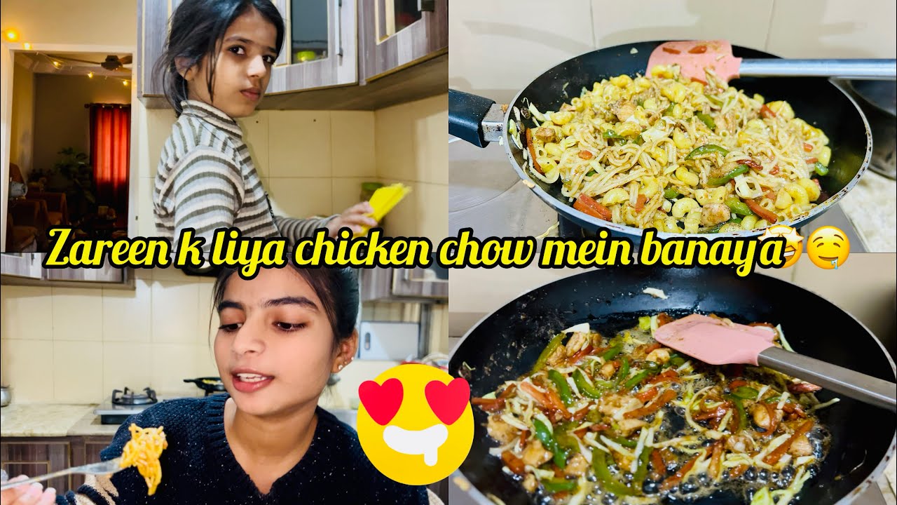 I made chicken chow mein for Zareen | So yummy | Shafin Hurain Vlog 