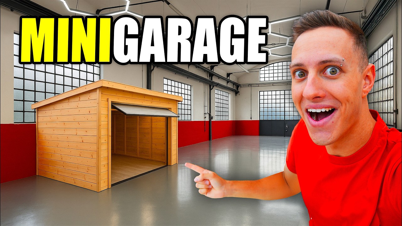 COSTRUISCO un MINI GARAGE di LEGNO ! RISTRUTTURO IL CAPANNONE EP.14