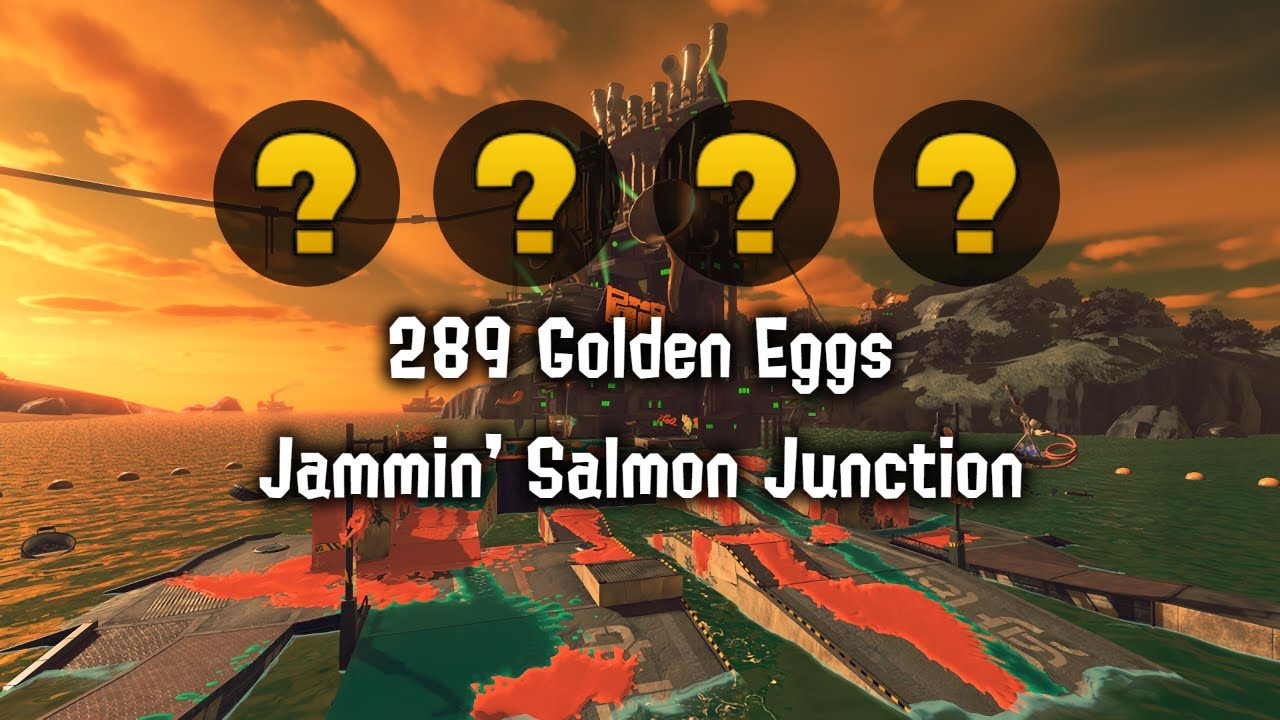 Salmon Run Next Wave Overfishing: 289 Golden Eggs on Gold Mystery Jammin' Salmon Junction