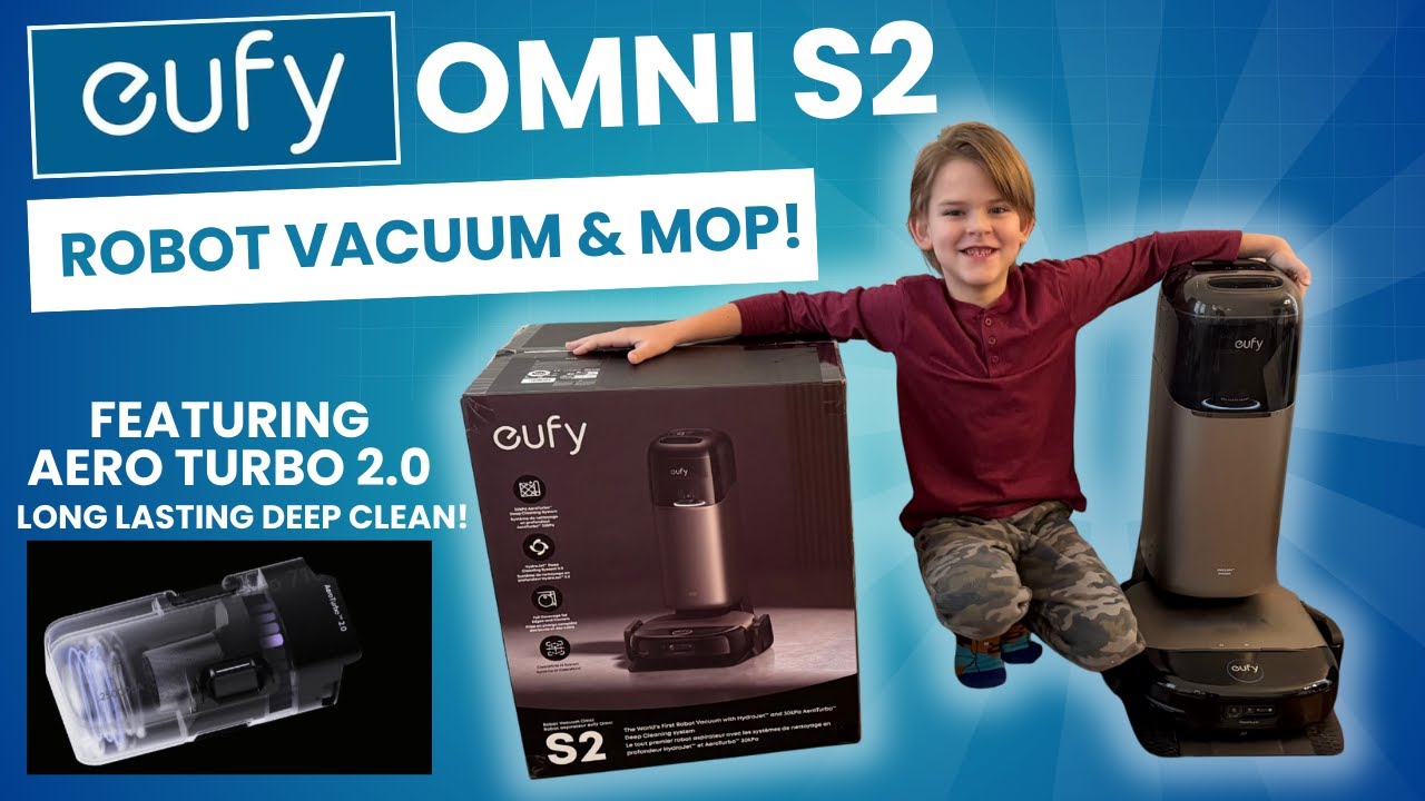 eufy Omni S2 Robot Vacuum & Mop- Designed for LONG LASTING Deep Clean!