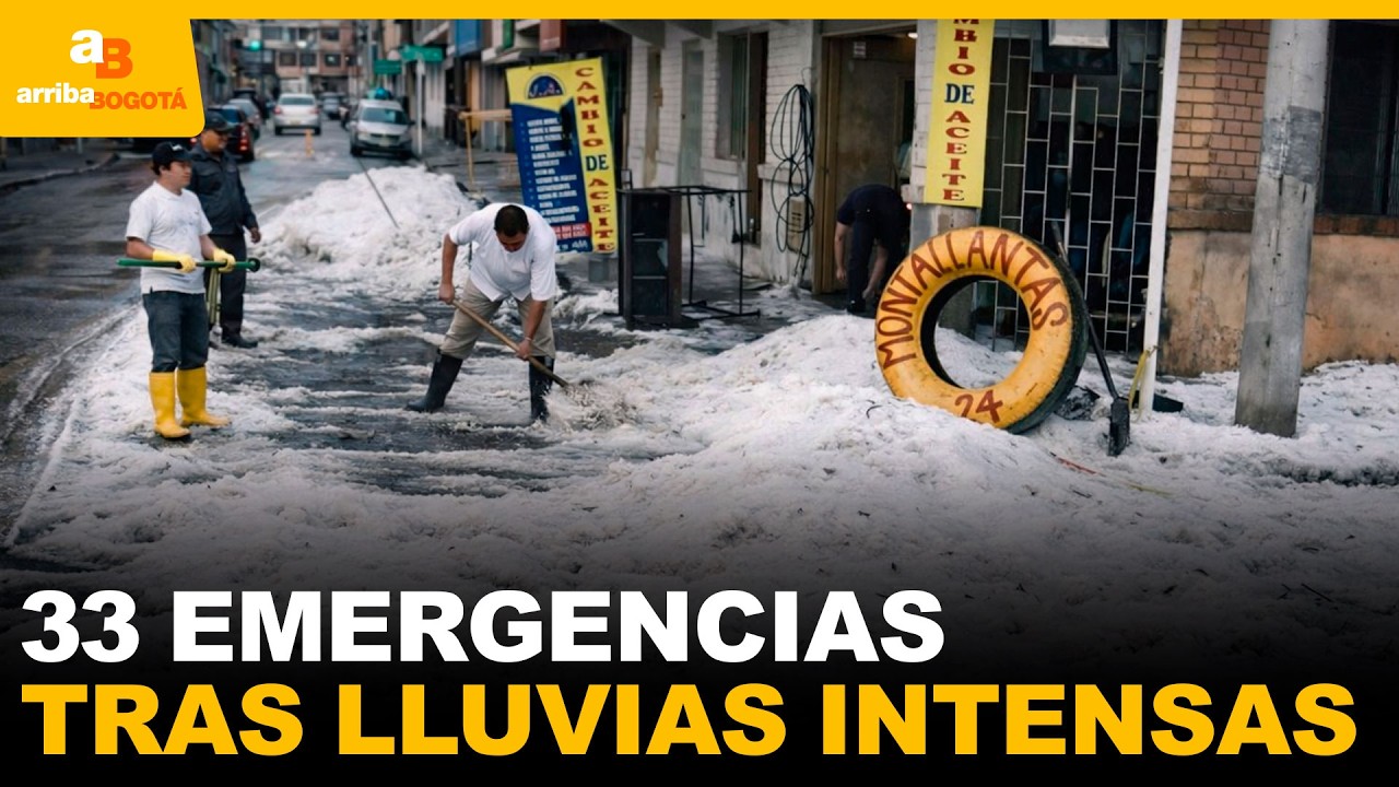 Granizada sorprendió a bogotanos y dejó inundaciones | CityTv | ArribaBogotá