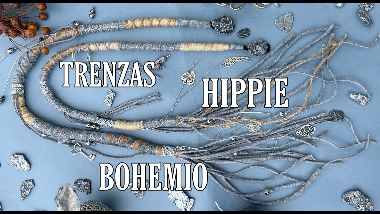 Trenzas/Rastas para el pelo perfectas para un estilo diferente HIPPIE CHIC-BOHEMIO