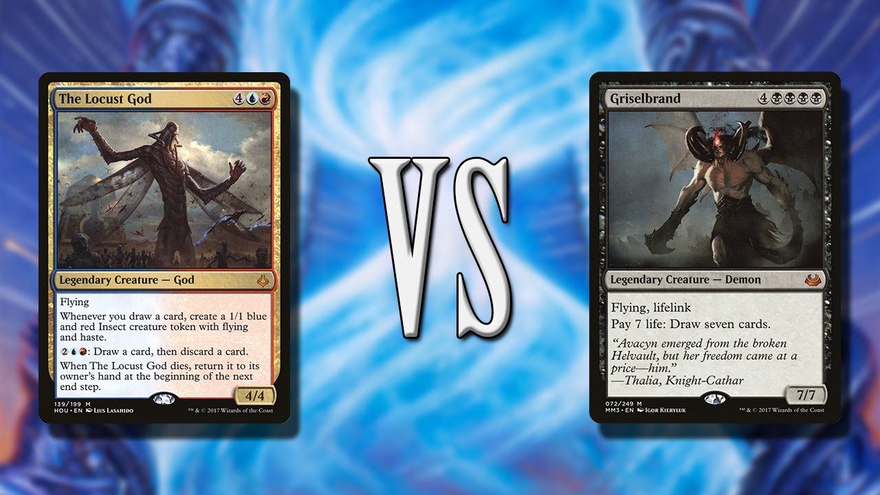 The Locust God vs Griselbrand | 1v1 Commander EDH gameplay | eedi H tribalkai