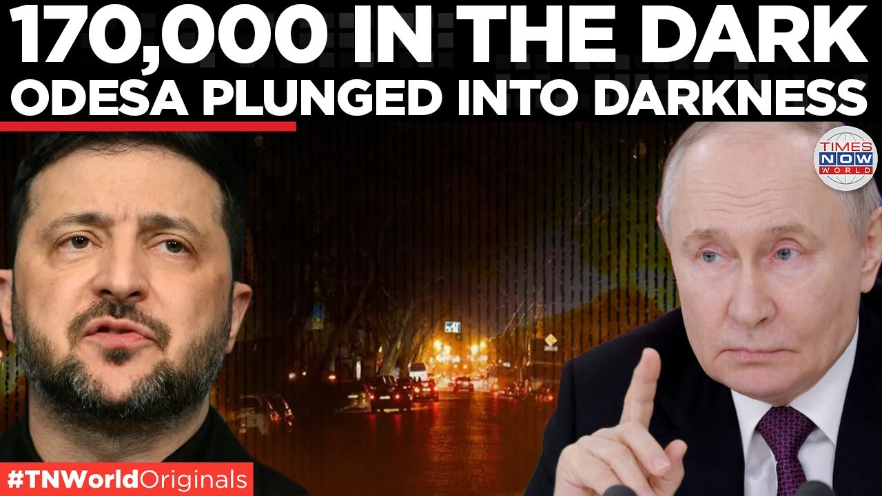 170,000 LEFT FREEZING: Russian Precision Strikes Plunge Odesa Into Blackout | Times Now World