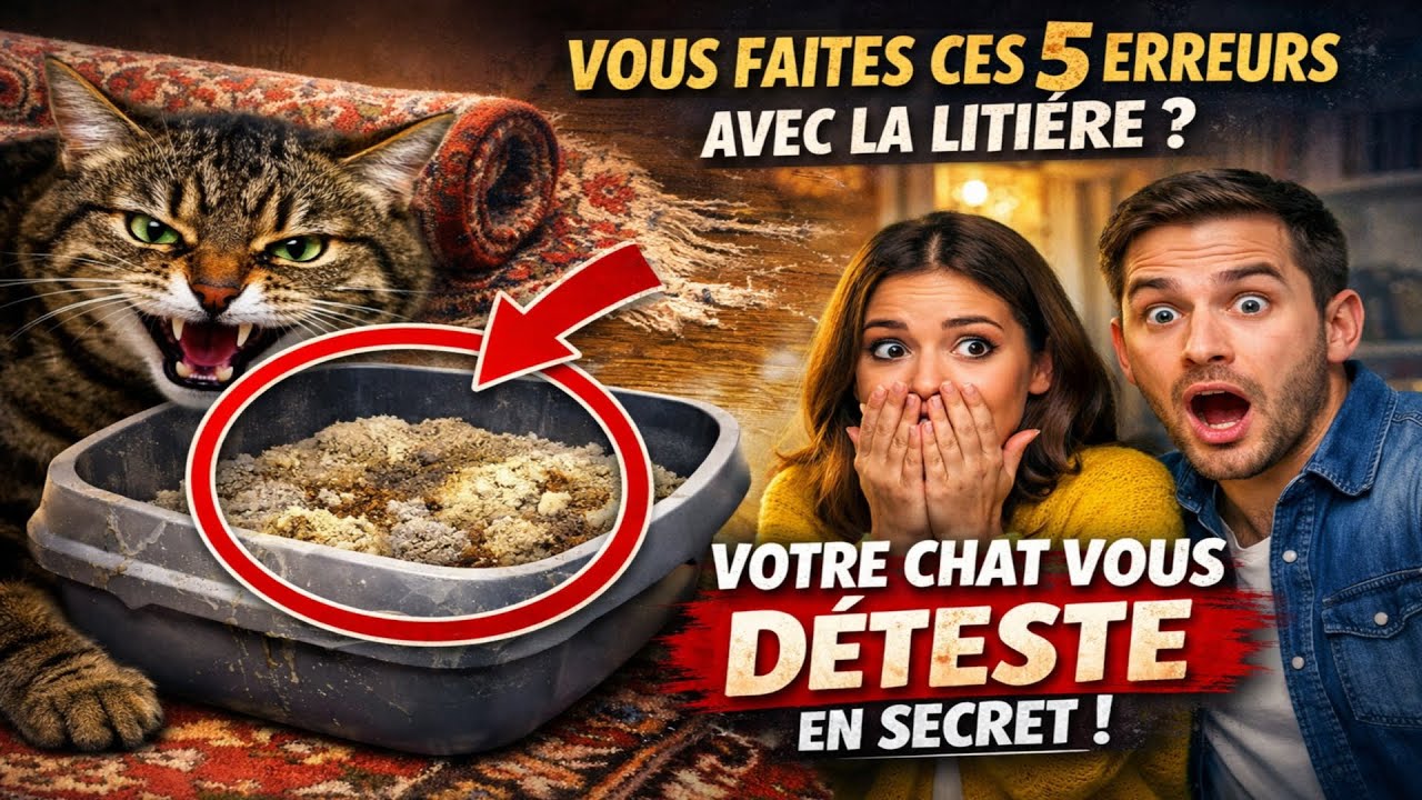 Vous faites CES 5 erreurs avec la litière ? Votre chat vous DÉTESTE en secret 🙀