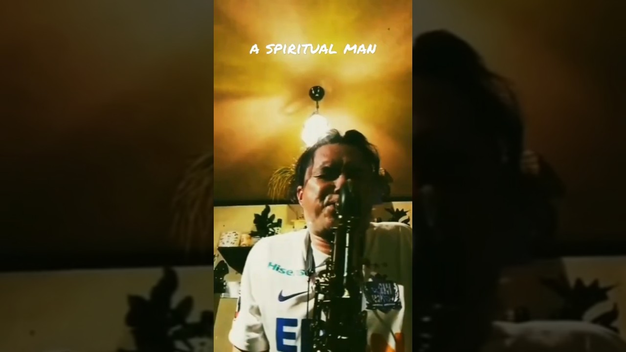 a spiritual man plays free jazz / improvisation / saxophone September 23, 2021 #shorts