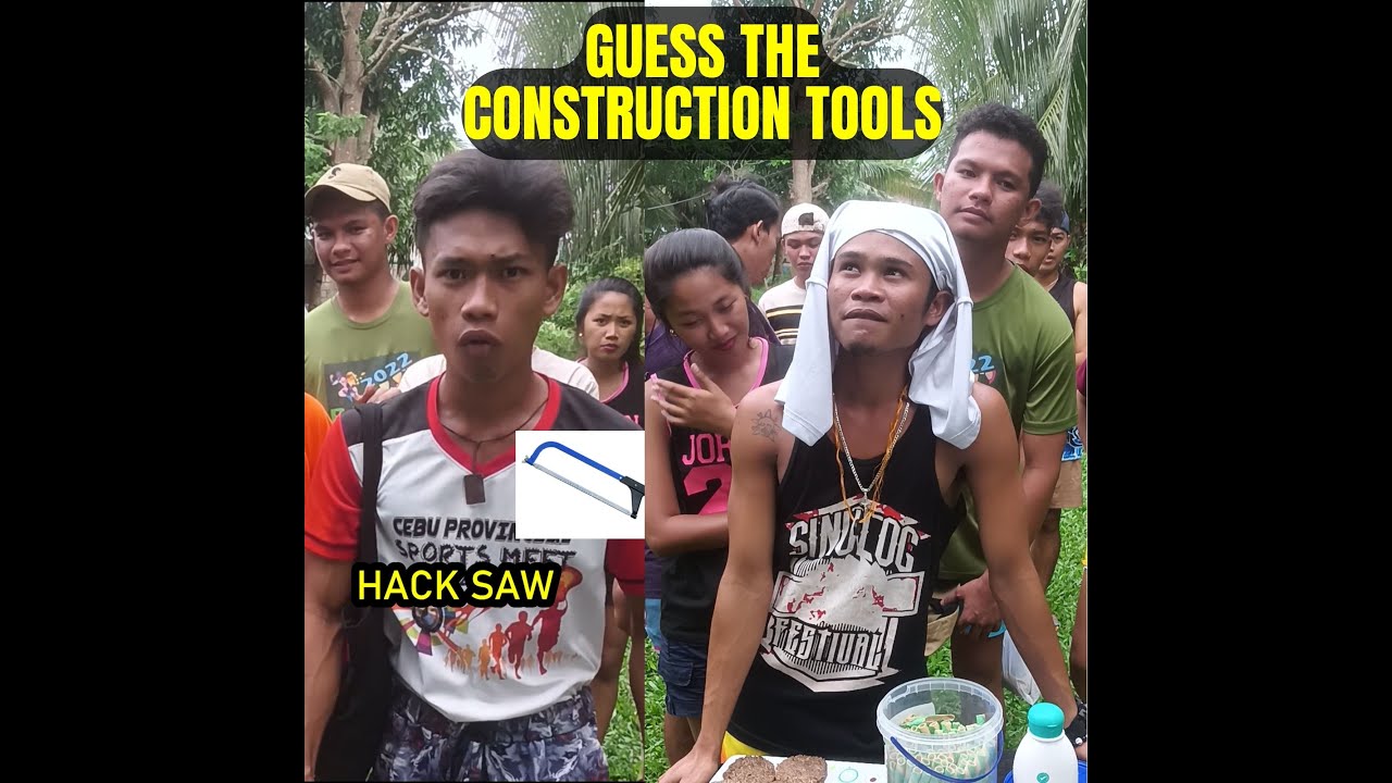 Guess the Construction tools | Parang lalayas na si dexter haha
