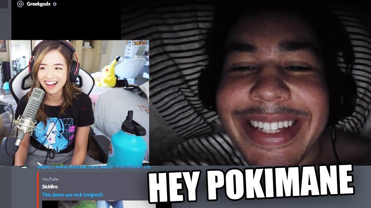 Greekgodx Talks to Pokimane While She Eats