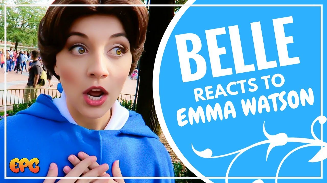 Disneyland Belle Reaction To Emma Watson Playing Her | Beauty And The Beast 2017