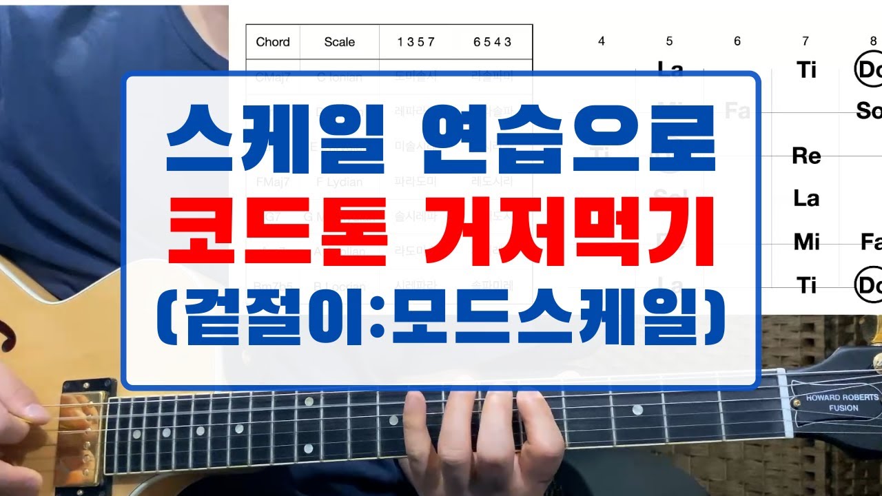 스케일 속에 아르페지오를 넣으면 이렇게 됩니다｜Fly Me To The Moon 실전 연습법