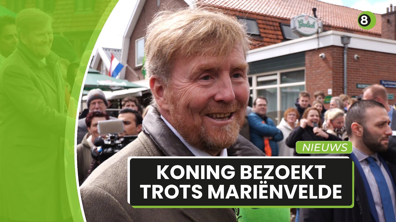 Mariënvelde glimt van trots door bezoek Koning Willem-Alexander