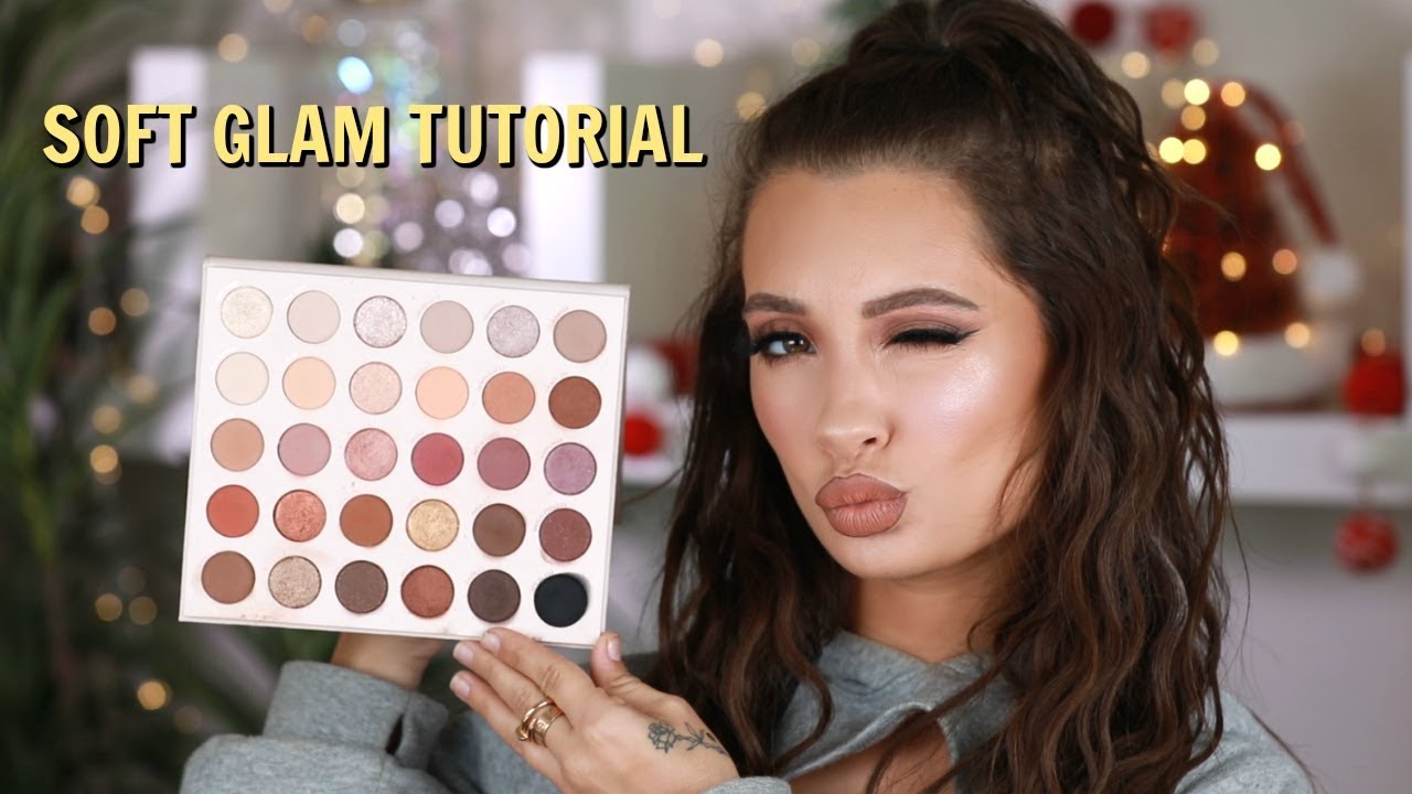 COLOURPOP BARE NECESSITIES PALETTE REVIEW + SOFT GLAM MAKEUP TUTORIAL