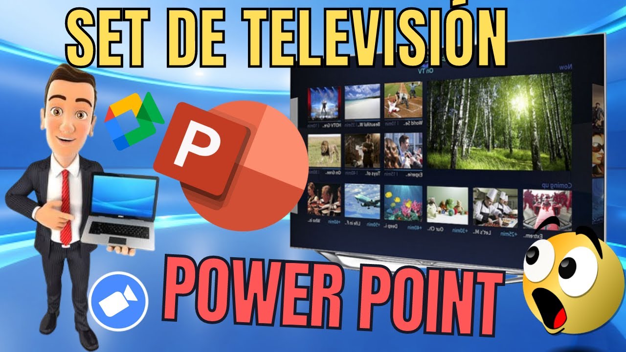 POWER POINT INTERACTIVO AVANZADO // EFECTO SET DE TELEVISIÓN// SUPER FACIL