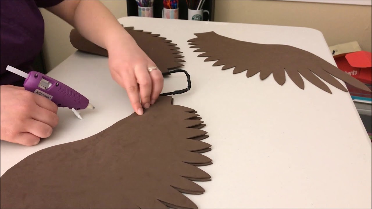 Making Simple Craft Foam Wings
