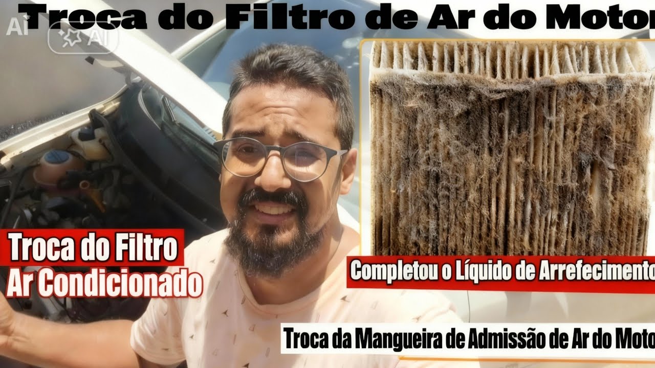 Primeira manutenção do canal: filtros do motor, ar-condicionado e cuidados essenciais