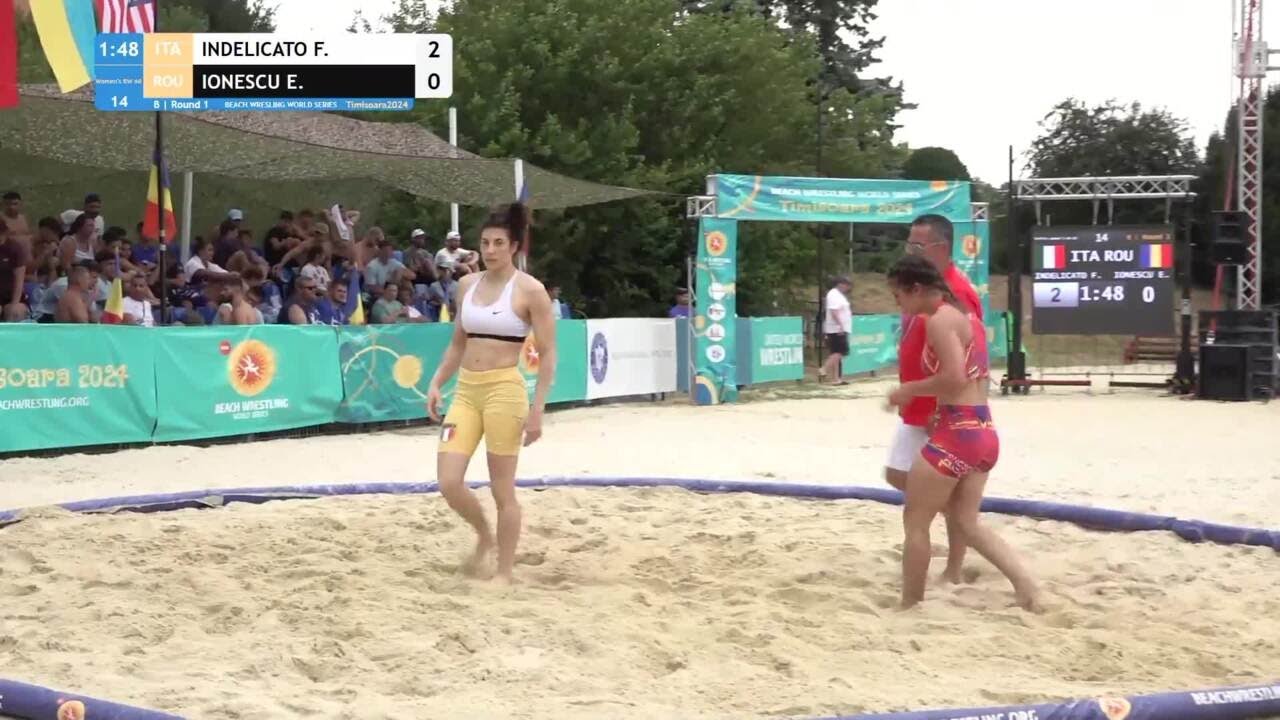 Francesca INDELICATO (ITA) vs. Elena Simona IONESCU (ROU) &bull; B | Round 1 &bull; Women's BW 60Kg