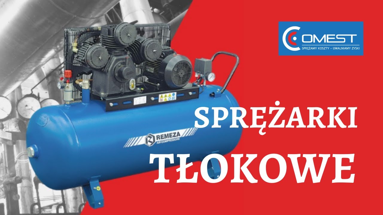 Sprężarka tłokowa Remeza 10 bar na zbiorniku 500 l | COMEST
