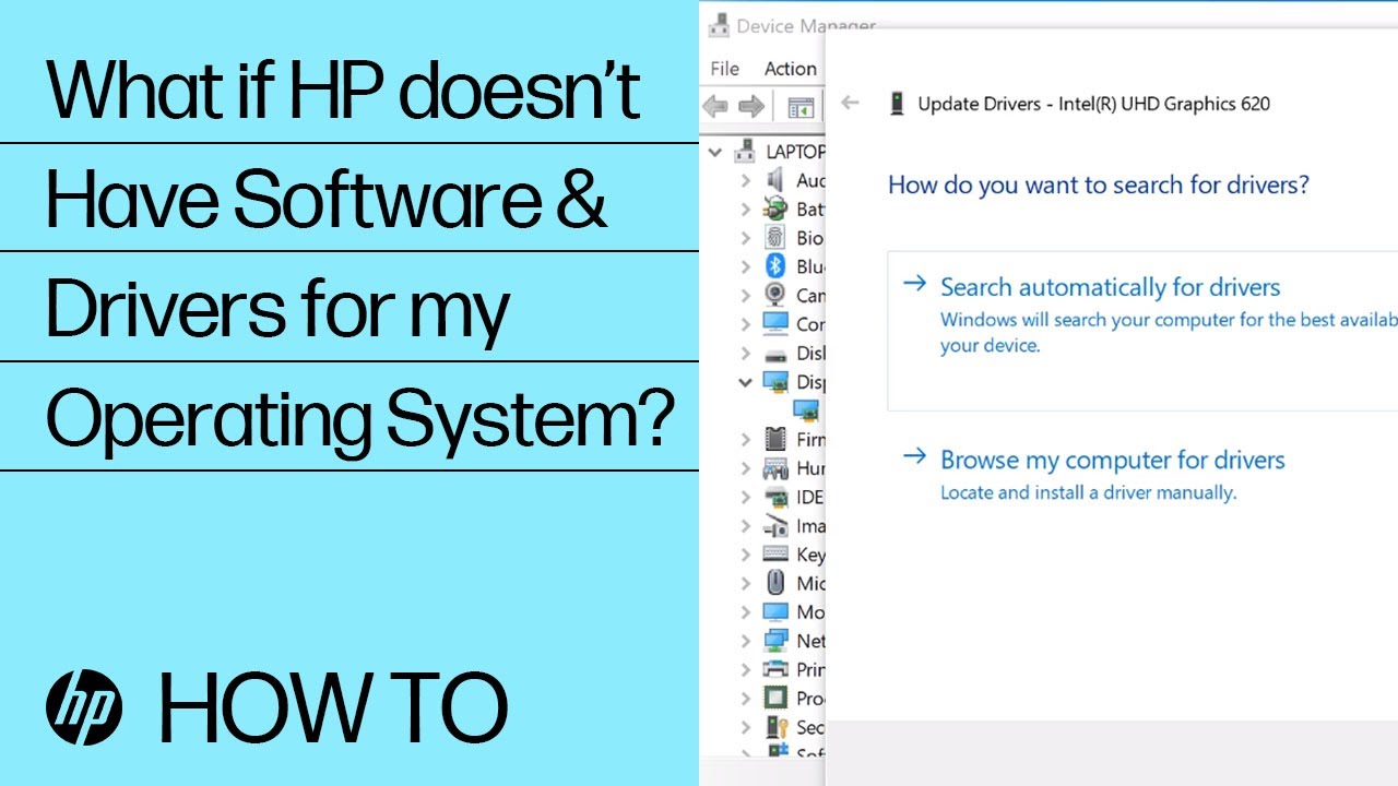 What If HP Doesn&rsquo;t Have Software and Drivers for My Operating System? | HP Computers | HP Support