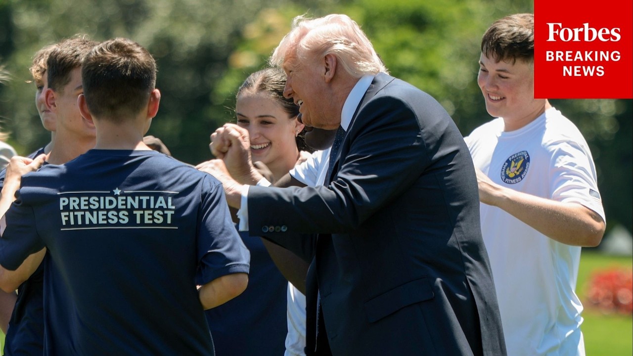 VIRAL MOMENT: Trump Shows Off His YMCA Dance To Kids During White House Event
