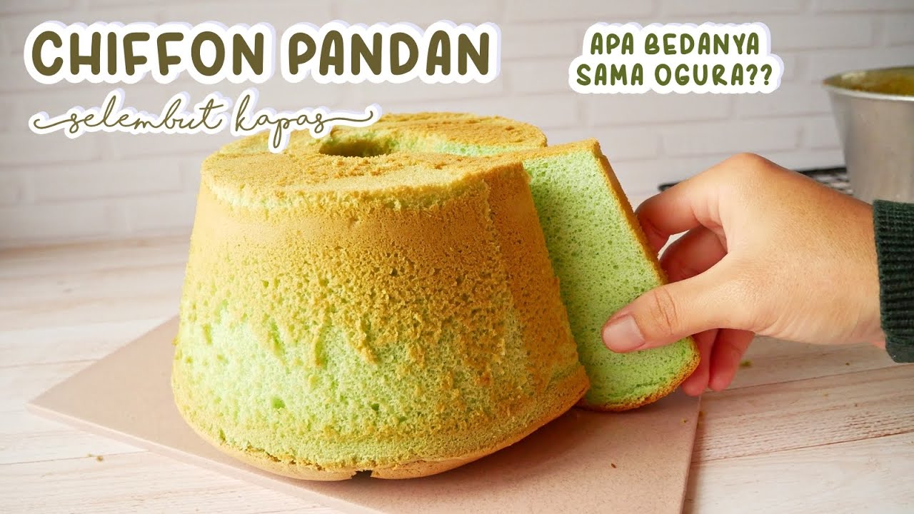 PANDAN CHIFFON CAKE SELEMBUT KAPAS ! JUAL 50rb