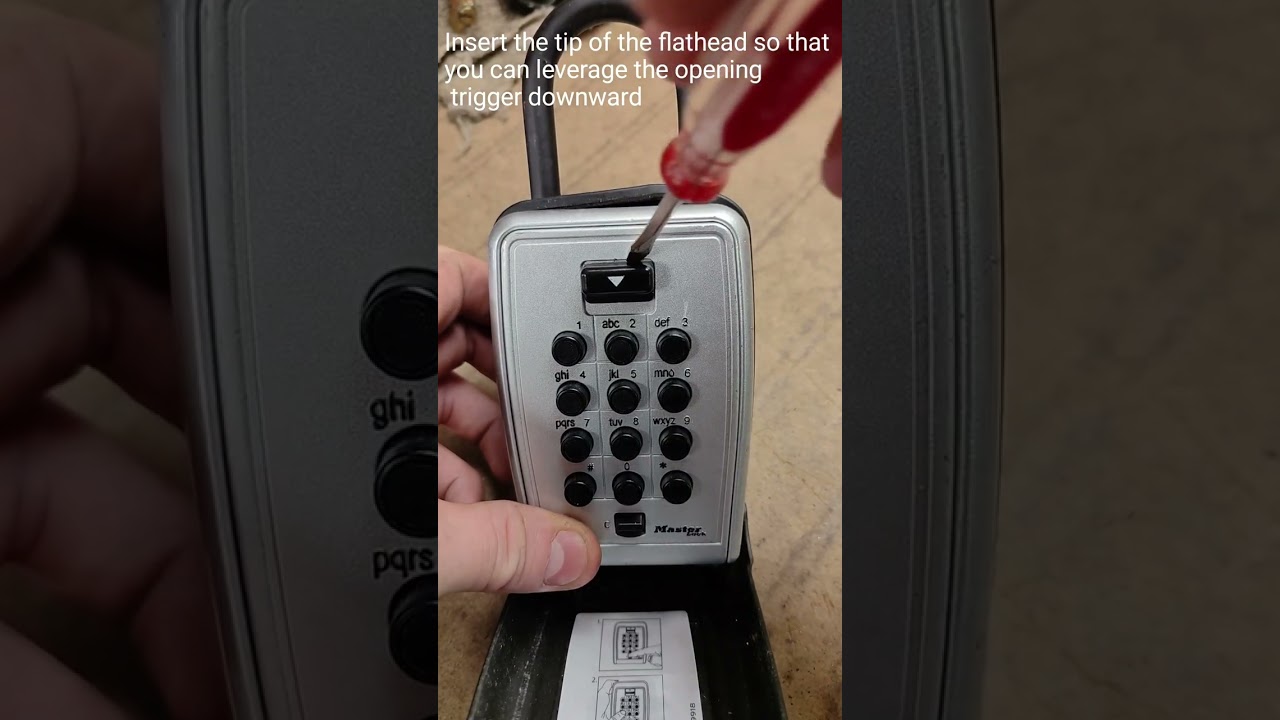 Lockstuff: Master Lock 5422D + 5423D lockbox bypass technique