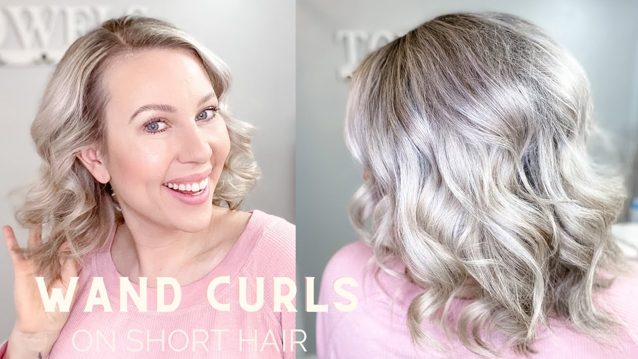 HOW TO CURL SHORT HAIR WITH A WAND | SOFT & BOUNCY