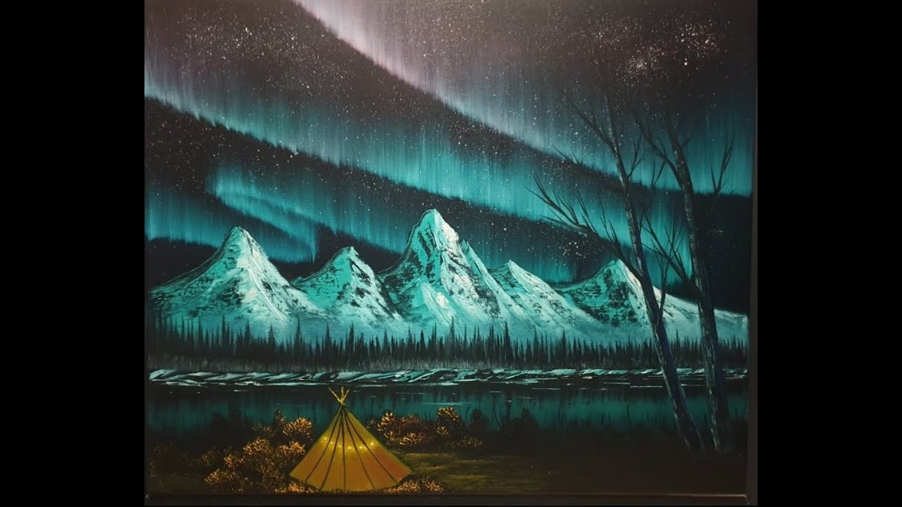 Gratis schilderles: Bob Ross Style - S04-AFL: 05-Kamperen onder het noorderlicht (1080 HD)