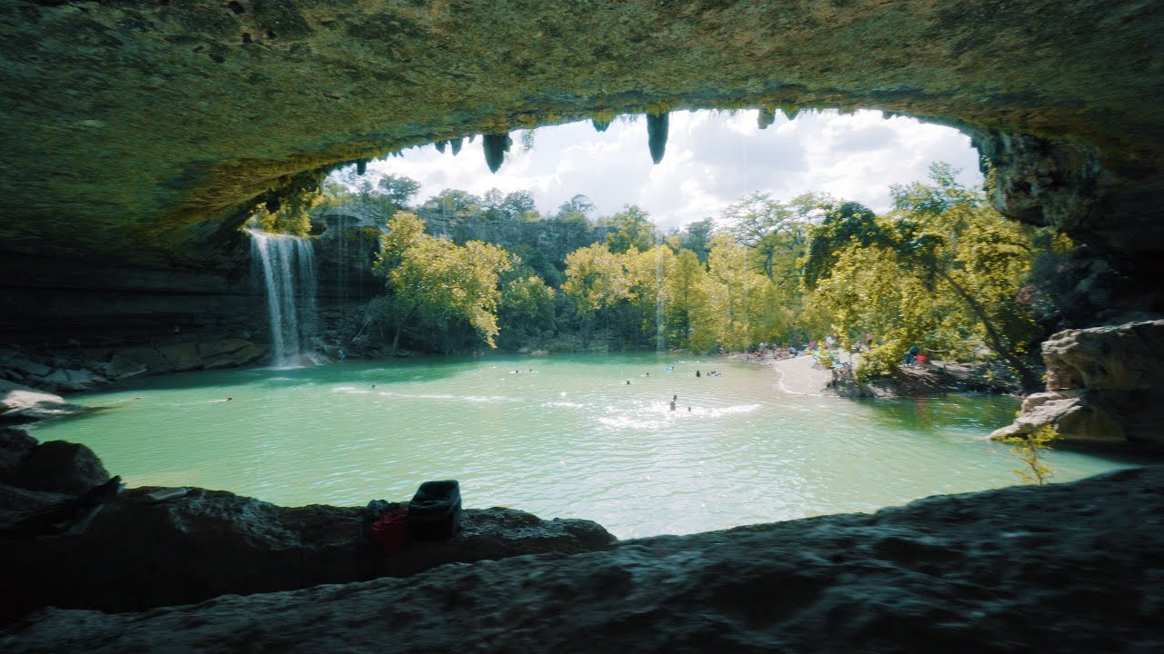 Hamilton Pool, Best Kept Secret of Texas, in Dripping Springs.