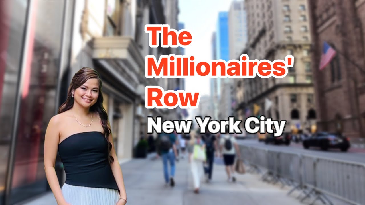 MILLIONAIRES’ ROW:Fifth Avenue Walking Tour [4K]  🇺🇸 New York City