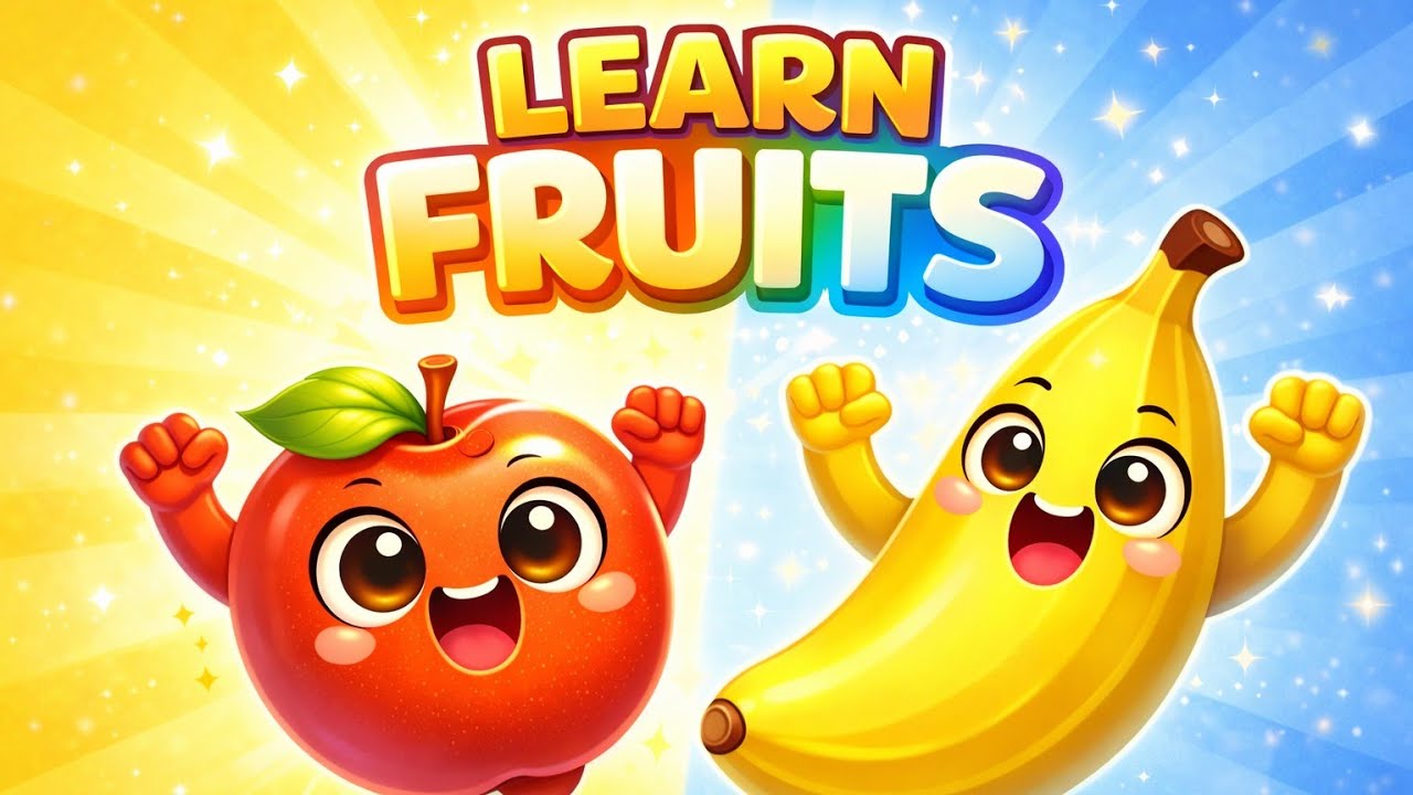 Learn Fruits & Counting for Toddlers 🍎 | Fun Preschool Learning