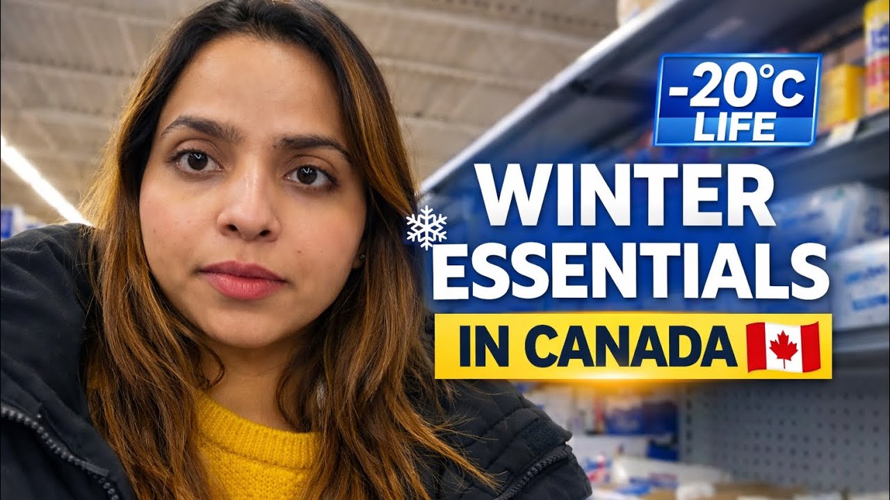 Canada Winter Essentials 🇨🇦 | Bathroom Restock & Shopping #canada #winter #newyoutuber #vlog #life 