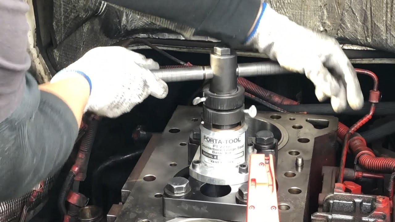 ISX 15 Counterbore Cutting Services | GTO TRUCK REPAIR
