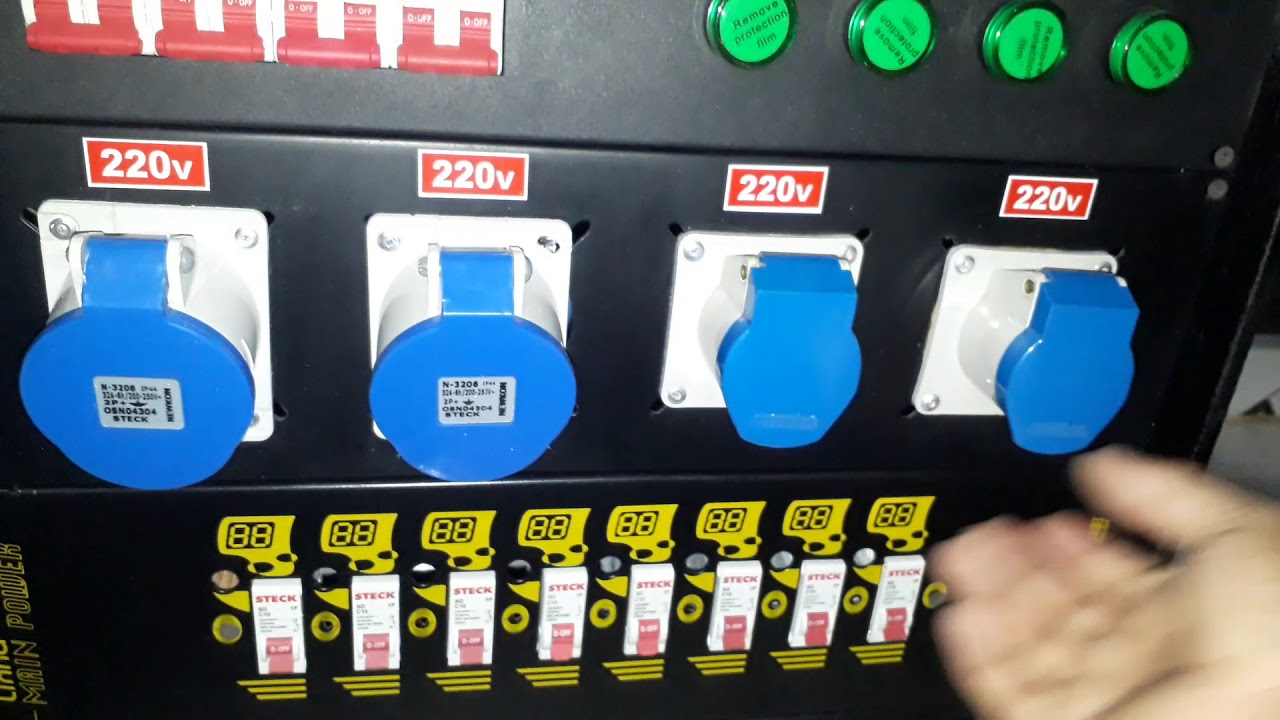 Main Power / Quadro de distribuição de energia.