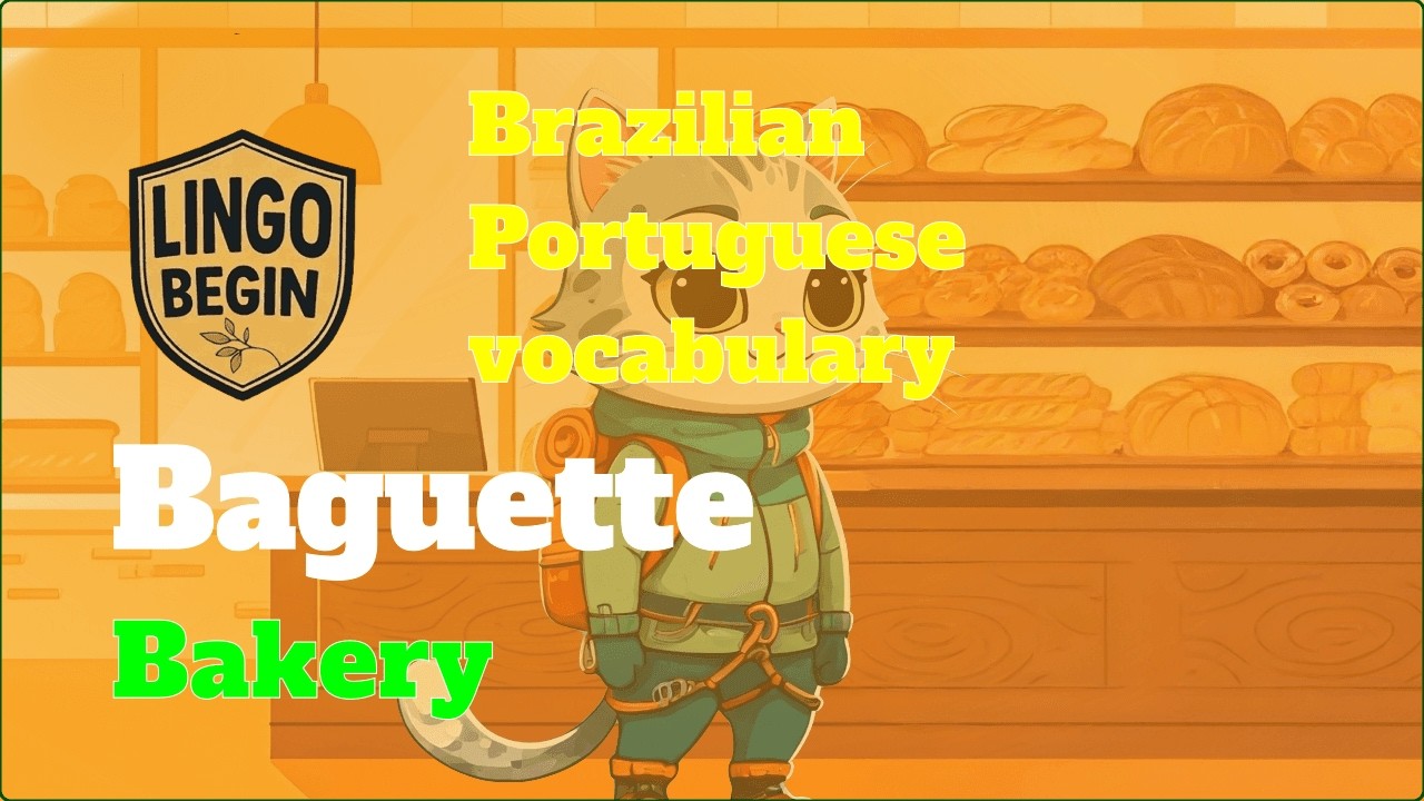Brazilian Portuguese vocabulary｜Baguette｜Bakery #learning #brazilianportuguese  #beginners