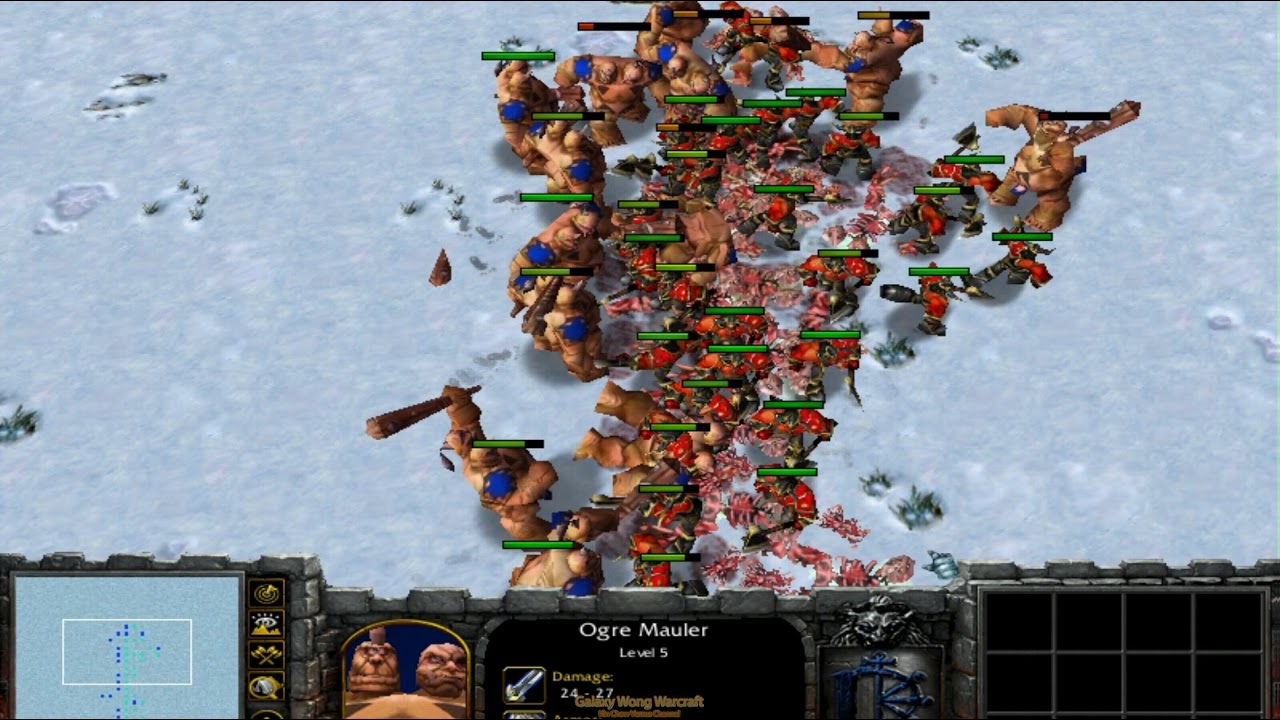(Comment Request) 50 Ogre Mauler vs 50 Fel Orc Grunt (Fully Upgrade) 1080p
