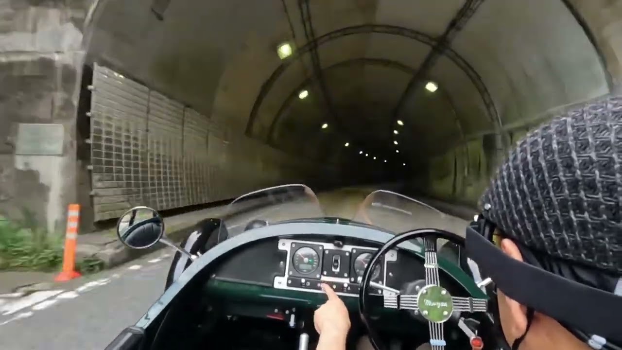 Morgan 3 wheeler Test drive after installing sound insulation