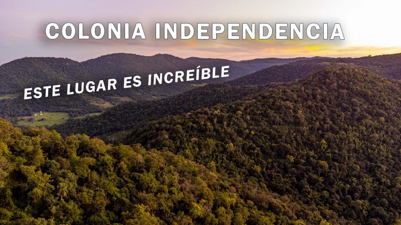 VISITÉ interesantes lugares en COLONIA INDEPENDENCIA - Cerro de la Cruz y Salto Suizo