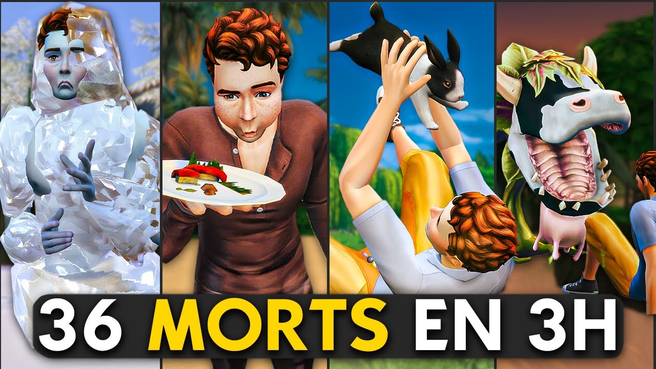 Provoquer 36 MORTS différentes en 3h 🔥 (c'est INCROYABLE) | Sims 4