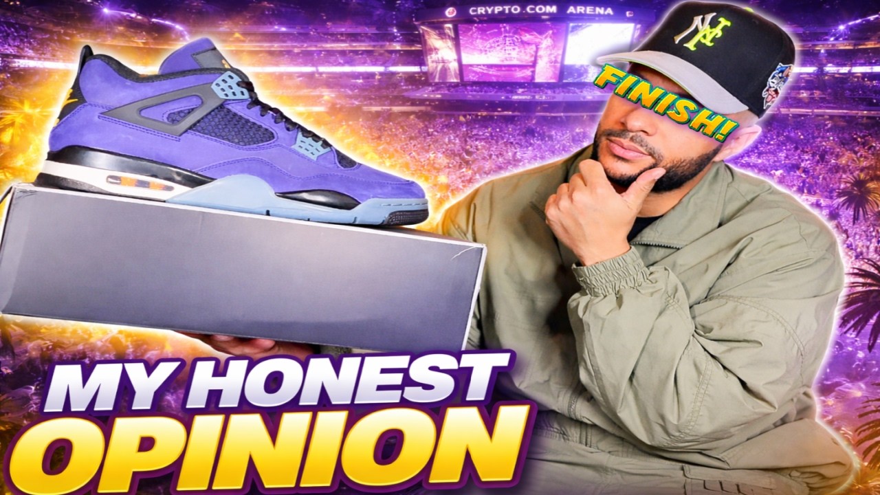 Air Jordan 4 Imperial Purple 'LAKERS' Review 👀 My HONEST Opinion!