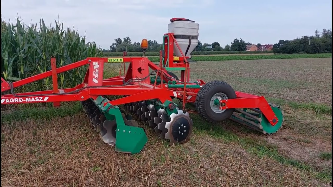Talerzowanie ścierniska Talerzówka jak u Jokerfarm! Renault Ares 630RZ AgroMasz Colt30 Akpil Poplon