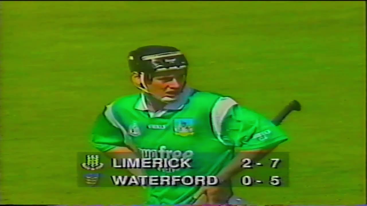 Barry Foley scores 2 goals for Limerick v Waterford in the 1997 Munster hurling Quarter Final