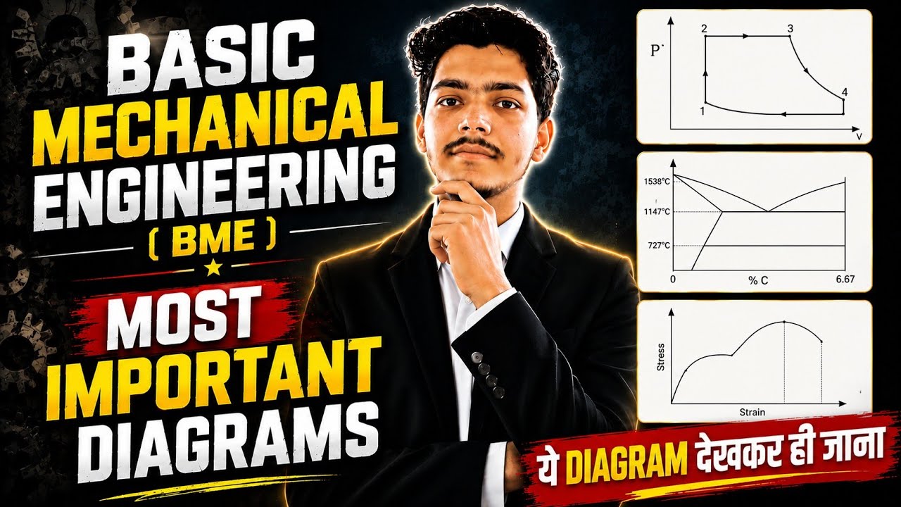 Most important Diagrams of Basic Mechanical Engineering | RGPV Exam