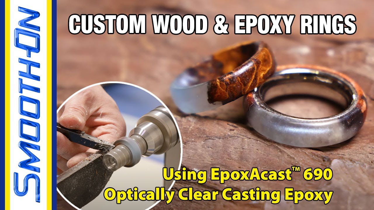 Woodturning - Cherry Burl and Epoxy Rings