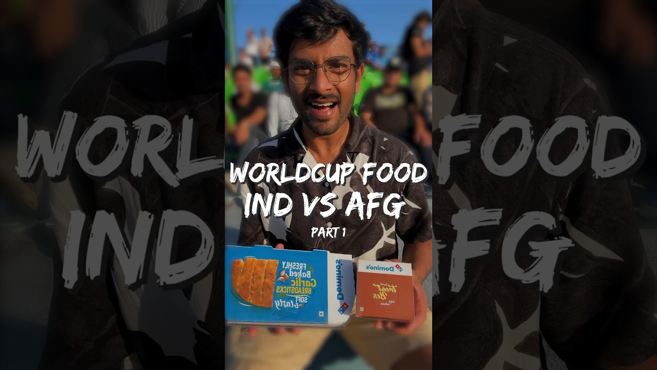 Cricket World Cup Stadium Food - Delhi (1/2) 🏏🏆🍕